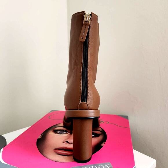 NEW REIKE NEN Front Piping Ankle Brown Boots Leather US Size 9.5 EU 40 - Picture 6 of 14